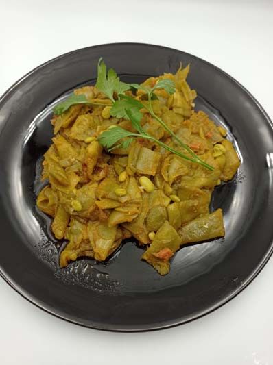 Guisantes con jamón